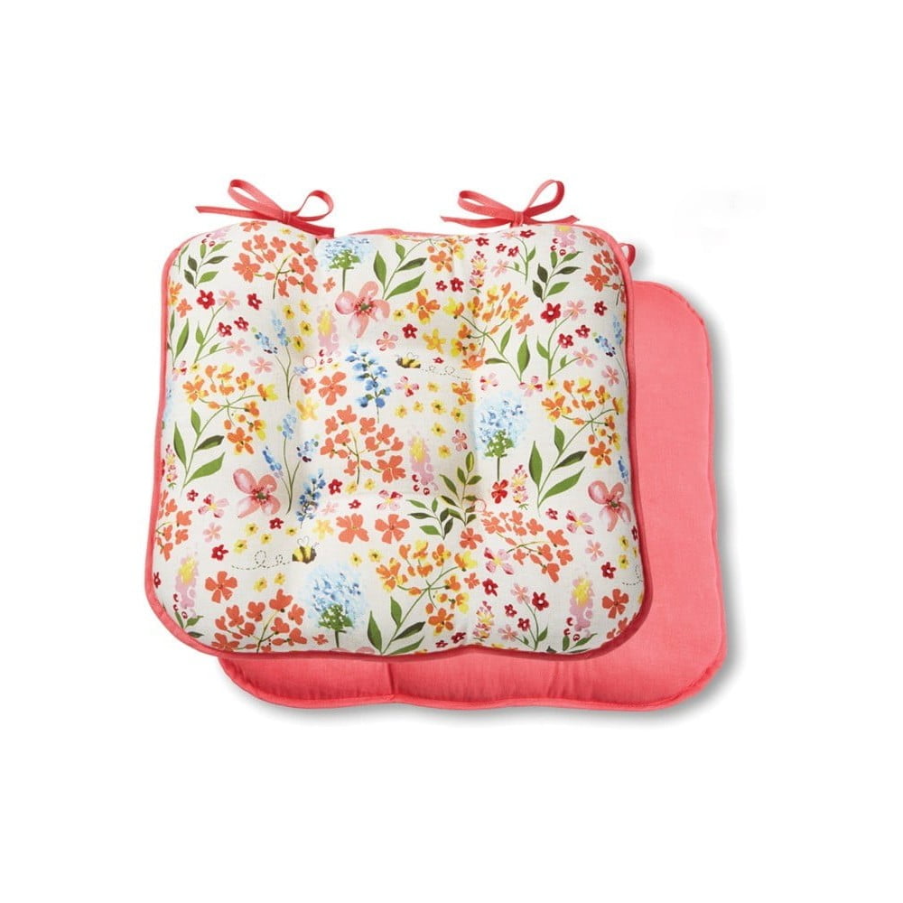 Cuscino reversibile in cotone Be Happy Bee Happy - Cooksmart ® | Cuscini per sedie