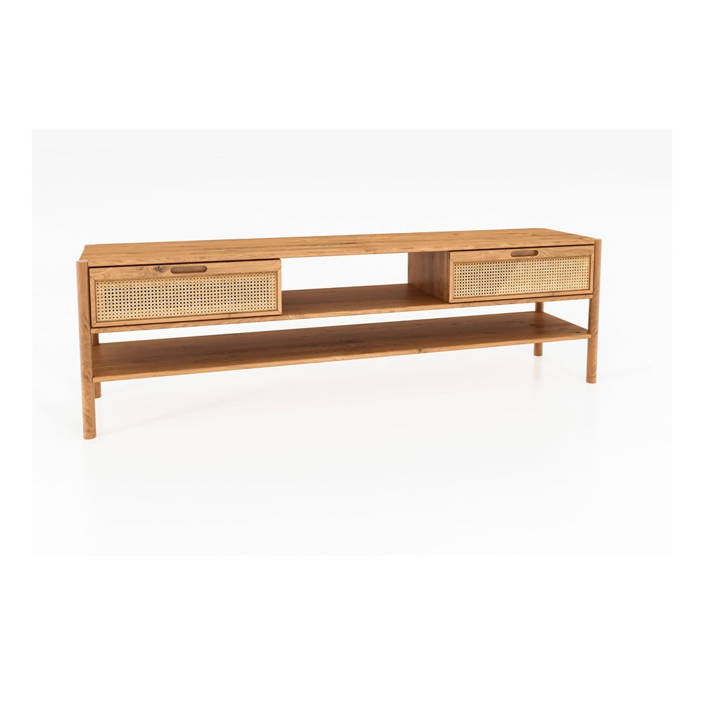 Tavolo TV in rovere 204x64 cm Pola - The Beds | Mobili TV