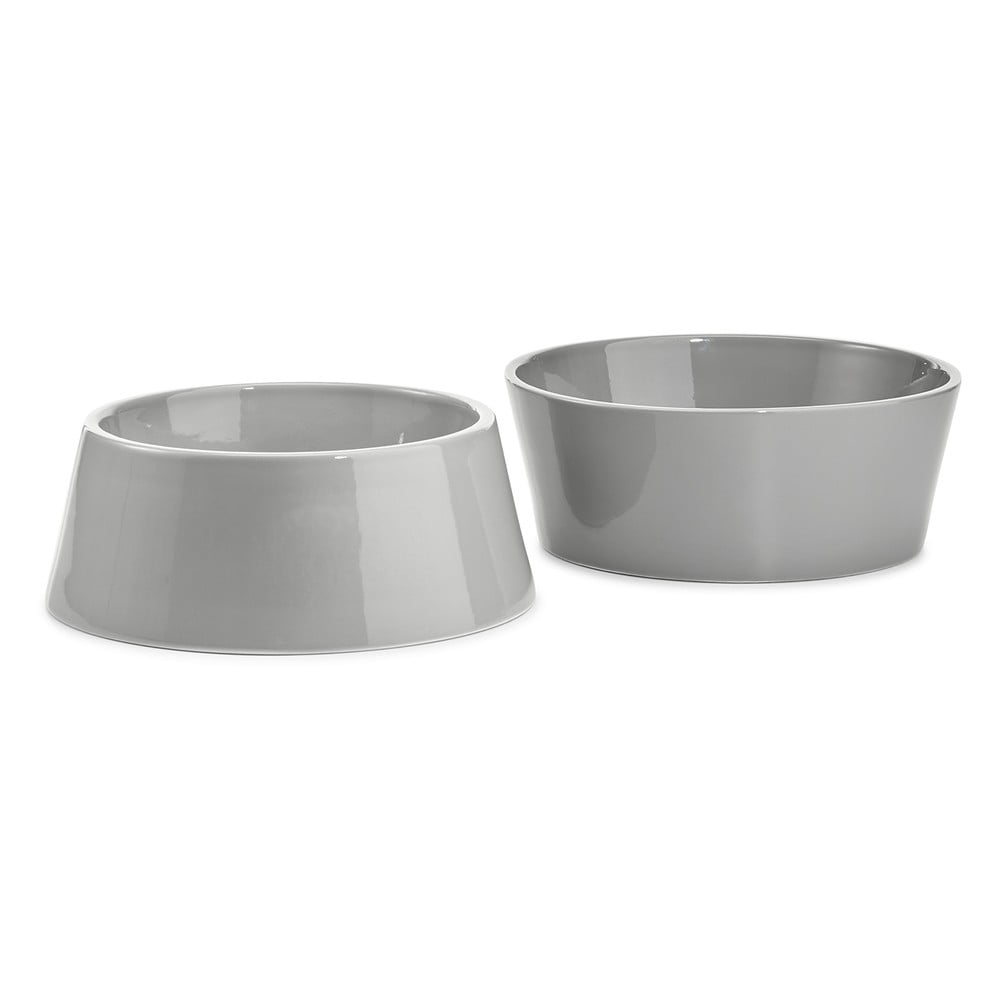 Set di 2 ciotole in porcellana per cani ø 17 cm Doppio Concrete S/M - MiaCara | Ciotole per cani e gatti