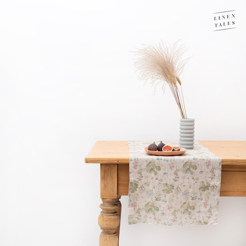 Runner da tavola in lino 40x200 cm Botany - Linen Tales | Runner per il tavolo