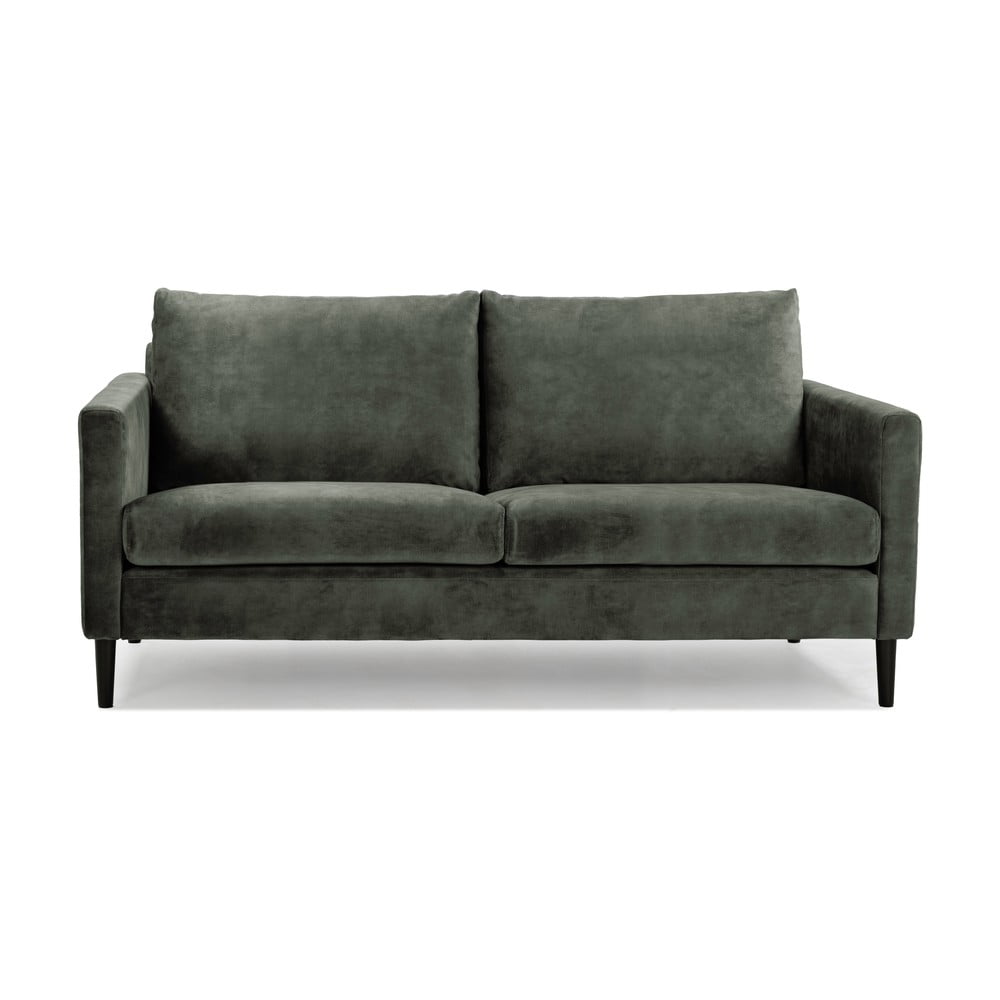 Divano in velluto verde-grigio 153 cm Adagio - Scandic | Divani