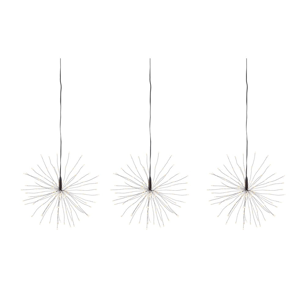 Decorazione luminosa nera per esterni ø 25 cm Meteor - Markslöjd | Decorazioni luminose