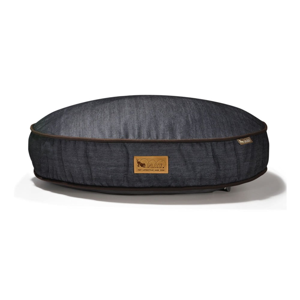 Cuccia in blu scuro per cane ø 105 cm Round Bed Denim Medieval Blue / Dark Chocolate L – P.L.A.Y. | Cucce per animali