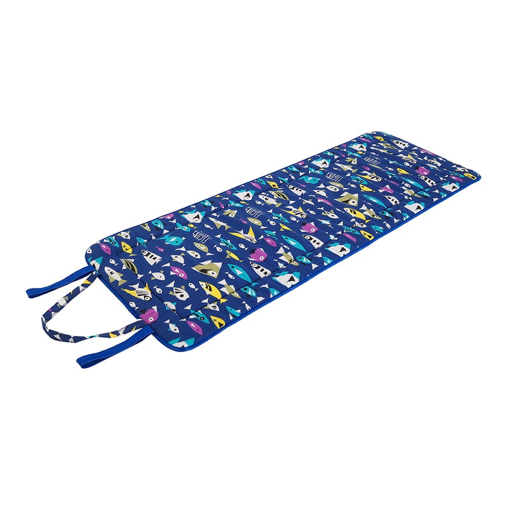 Cuscino per seduta da giardino blu per sedia a sdraio 52x148 cm   Fishes – B.E.S. | Cuscini per mobili da giardino
