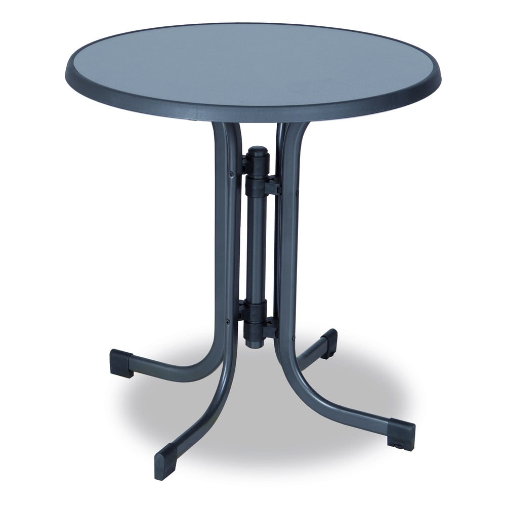 Tavolo da pranzo rotondo da giardino in metallo ø 70 cm Pizarra - Dajar | Tavoli da pranzo da giardino