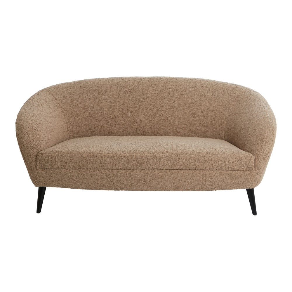 Divano marrone chiaro in bouclé 160 cm Almond - Light & Living | Divani