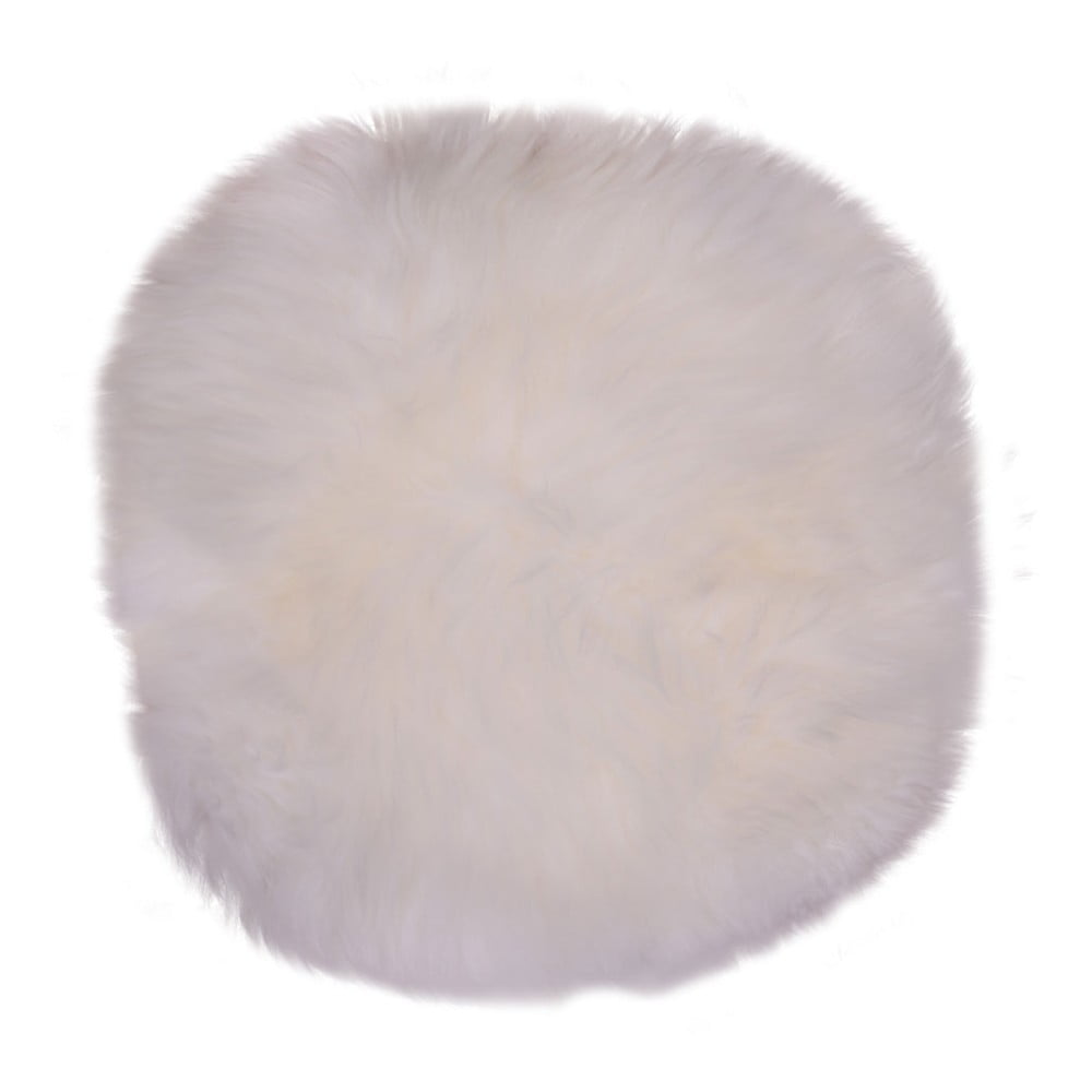Cerchio di pelle di pecora bianca, ⌀ 35 cm - House Nordic | Cuscini per sedie