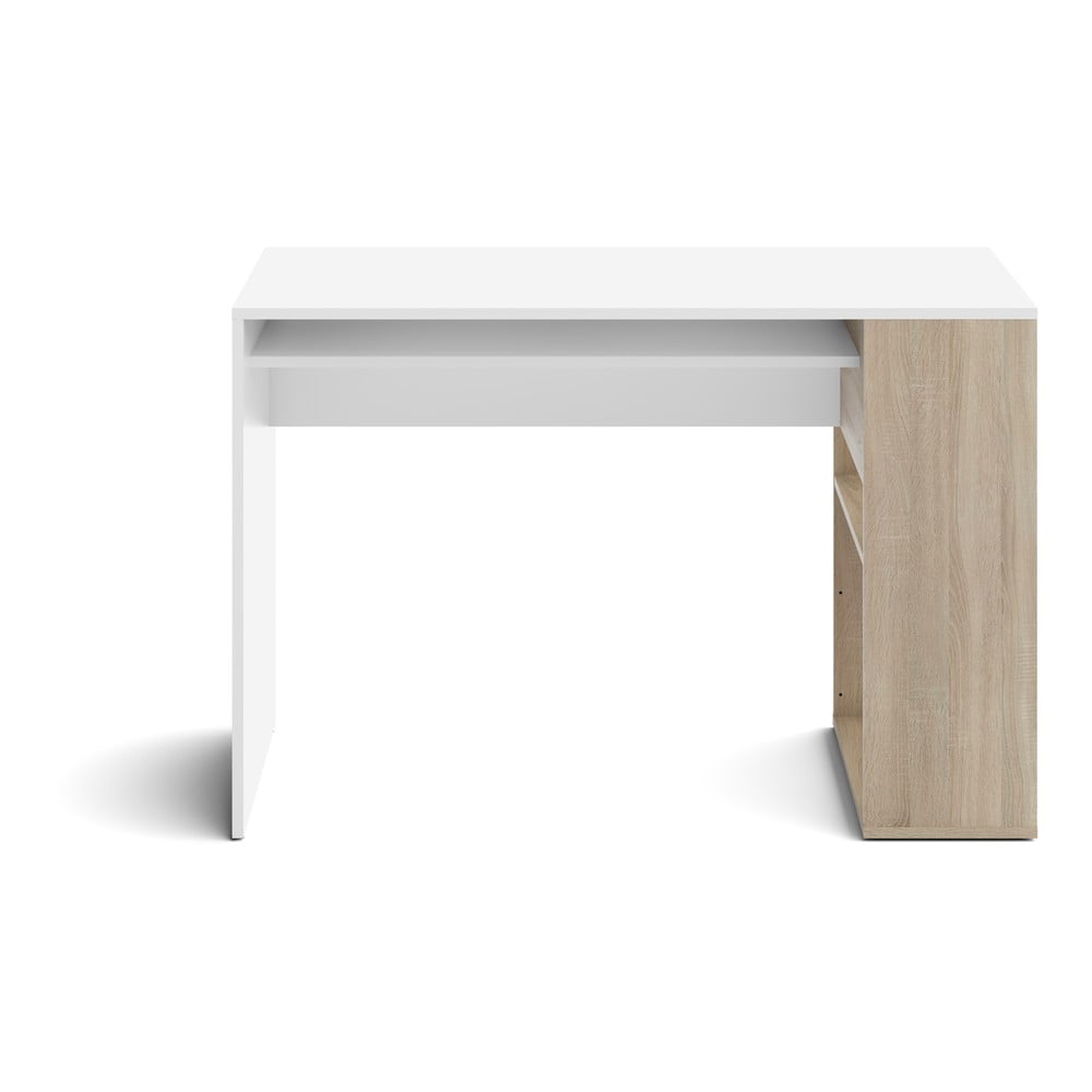 Tavolo da lavoro bianco in rovere 114x50 cm Yale - TemaHome | Scrivanie e postazioni da lavoro