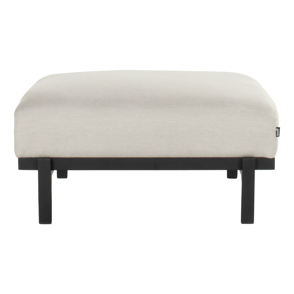 Poggiapiedi da esterno grigio chiaro con rivestimento in sunbrella Lucas – Hartman | Pouf e sacchi per il giardino