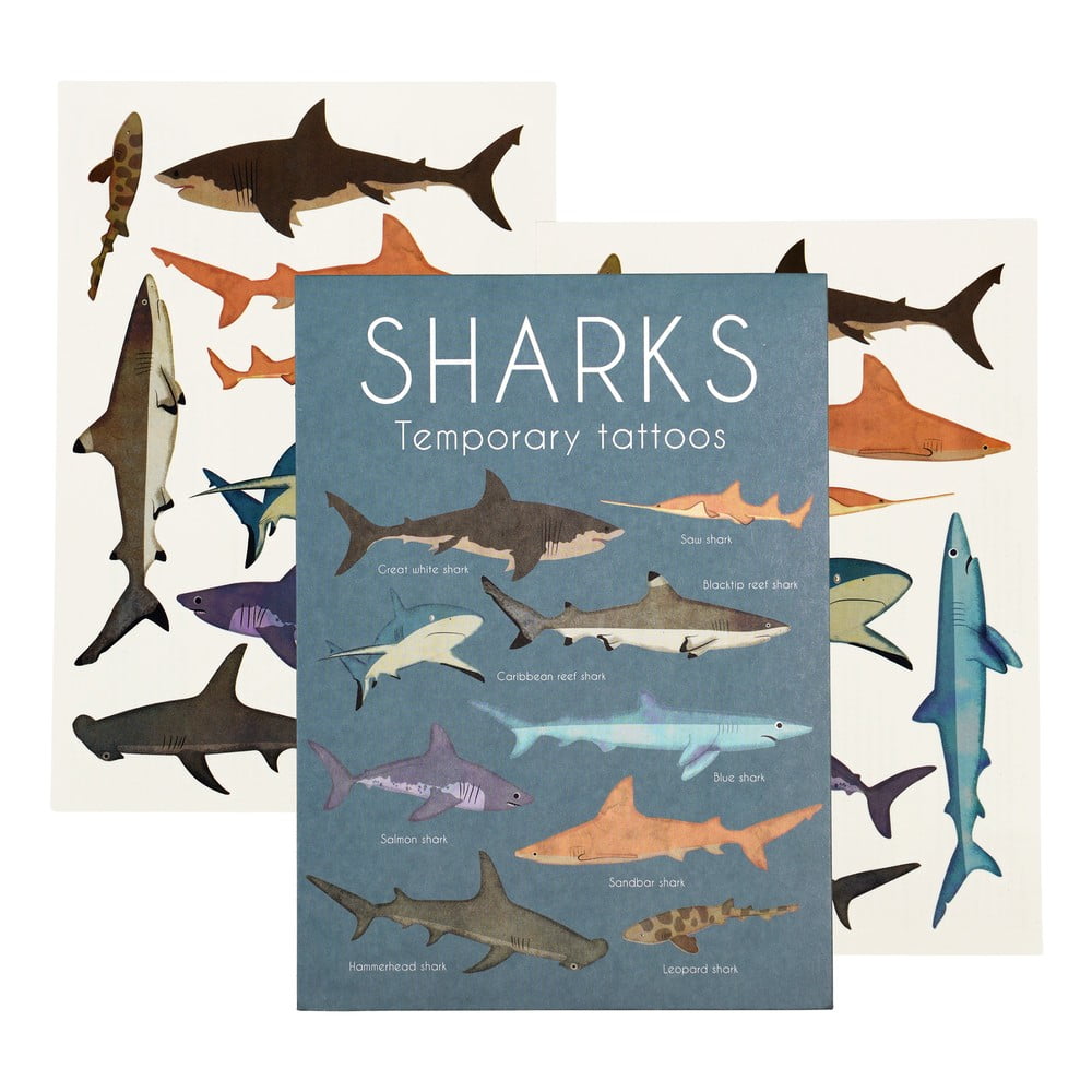 Tatuaggi per bambini Sharks - Rex London | Giocattoli creativi