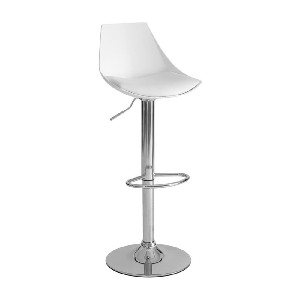 Sgabelli da bar bianchi ad altezza regolabile in similpelle in set di 2 (altezza seduta 56,5 cm) - Casa Selección | Sedie da bar