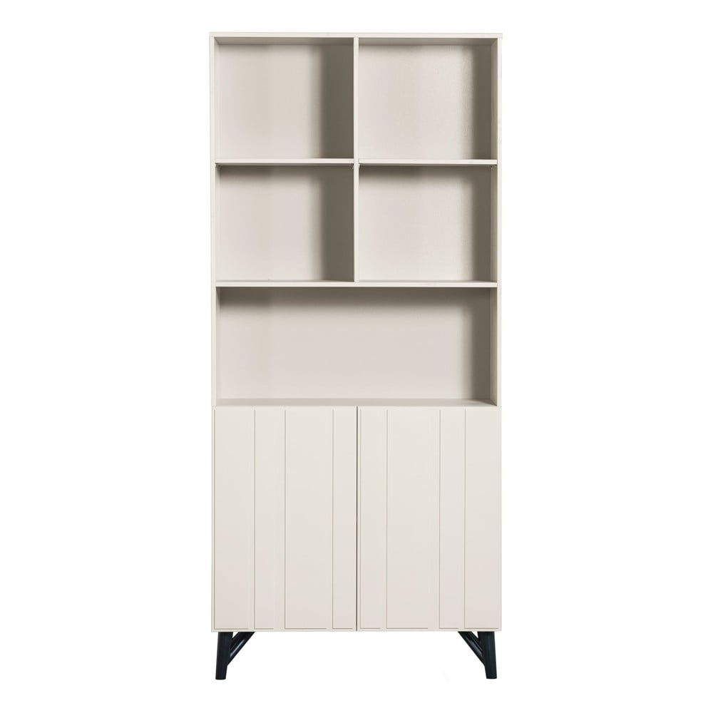 Libreria in legno di pino crema 90x200 cm Miller - WOOOD | Librerie