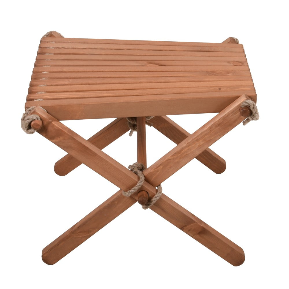 Sgabello da giardino in colore naturale Falun - Garden Pleasure | Pouf e sacchi per il giardino