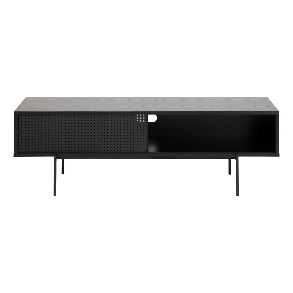Tavolo TV nero in frassino 140x45 cm Angus - Actona | Mobili TV
