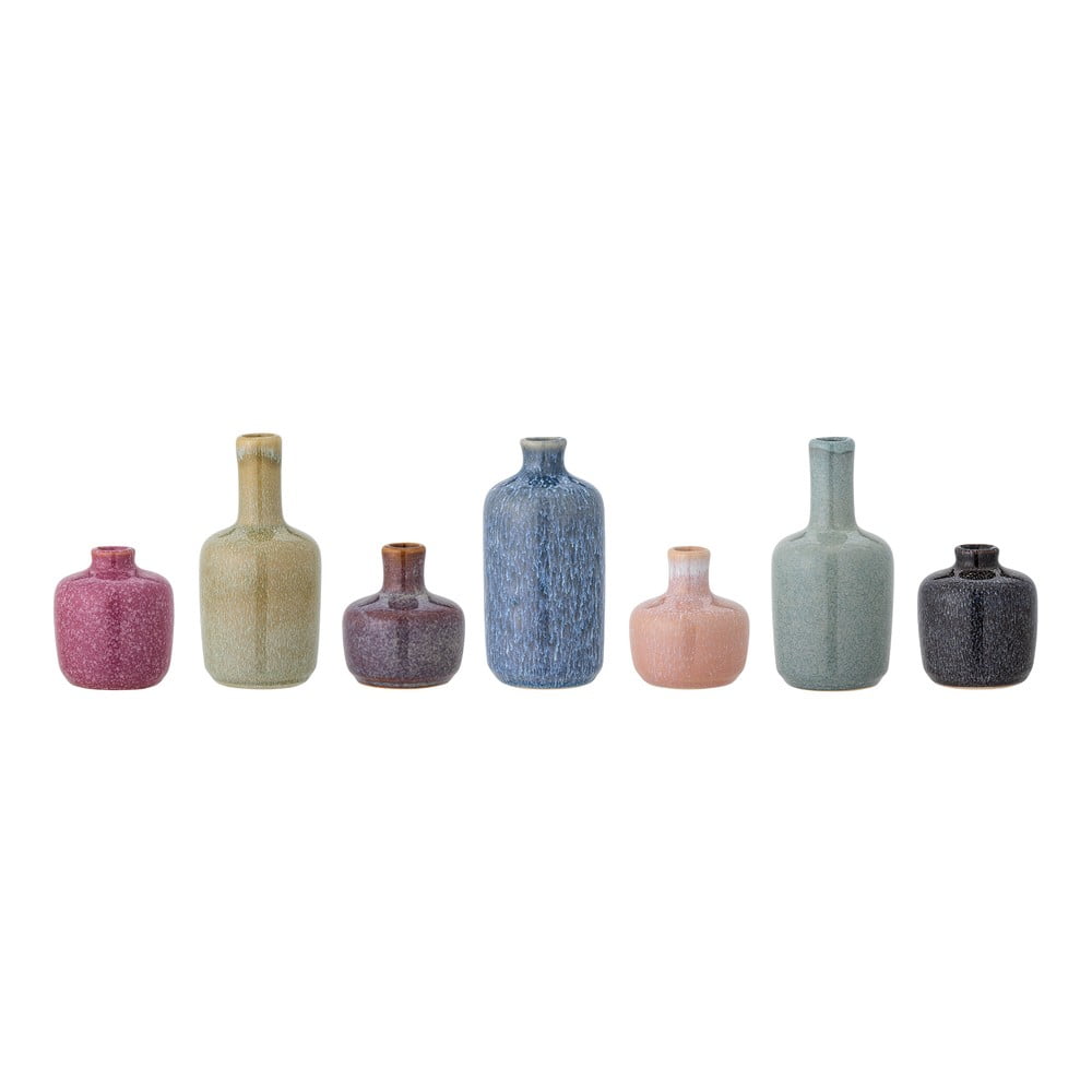 Vasi in gres in set di 7 (altezza 14 cm) Maien - Bloomingville | Vasi
