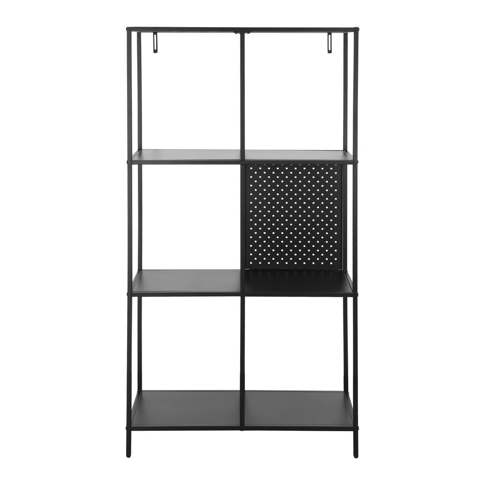 Libreria in metallo nero 75x144 cm Charleston - Støraa | Librerie