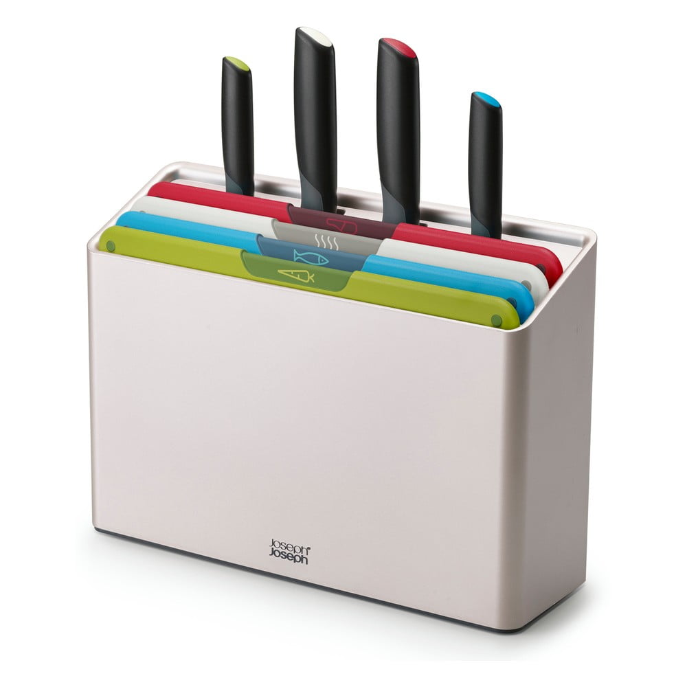 Set di taglieri e coltelli con supporto 10x32 cm Folio Icon Plus - Joseph Joseph | Taglieri da cucina