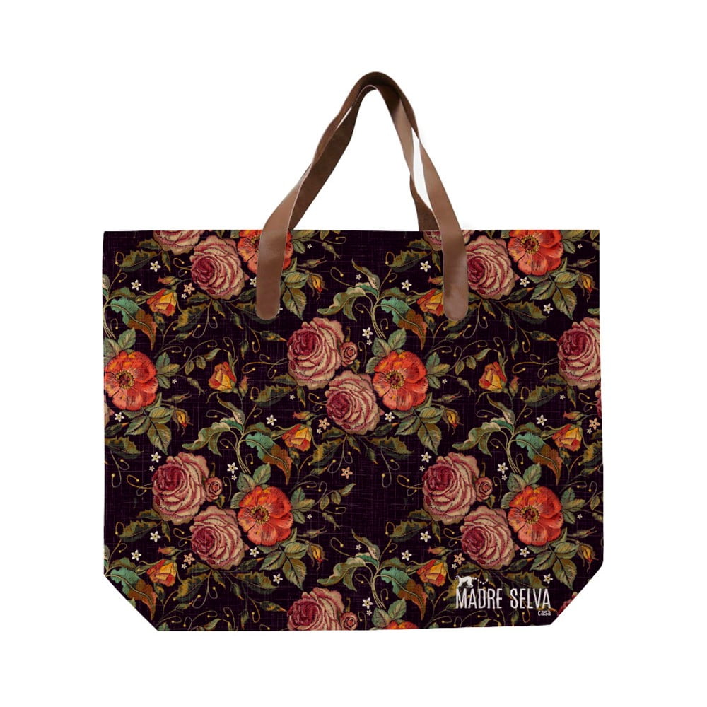 Borsa in tela con manico in similpelle Cara - Madre Selva | Borse a mano