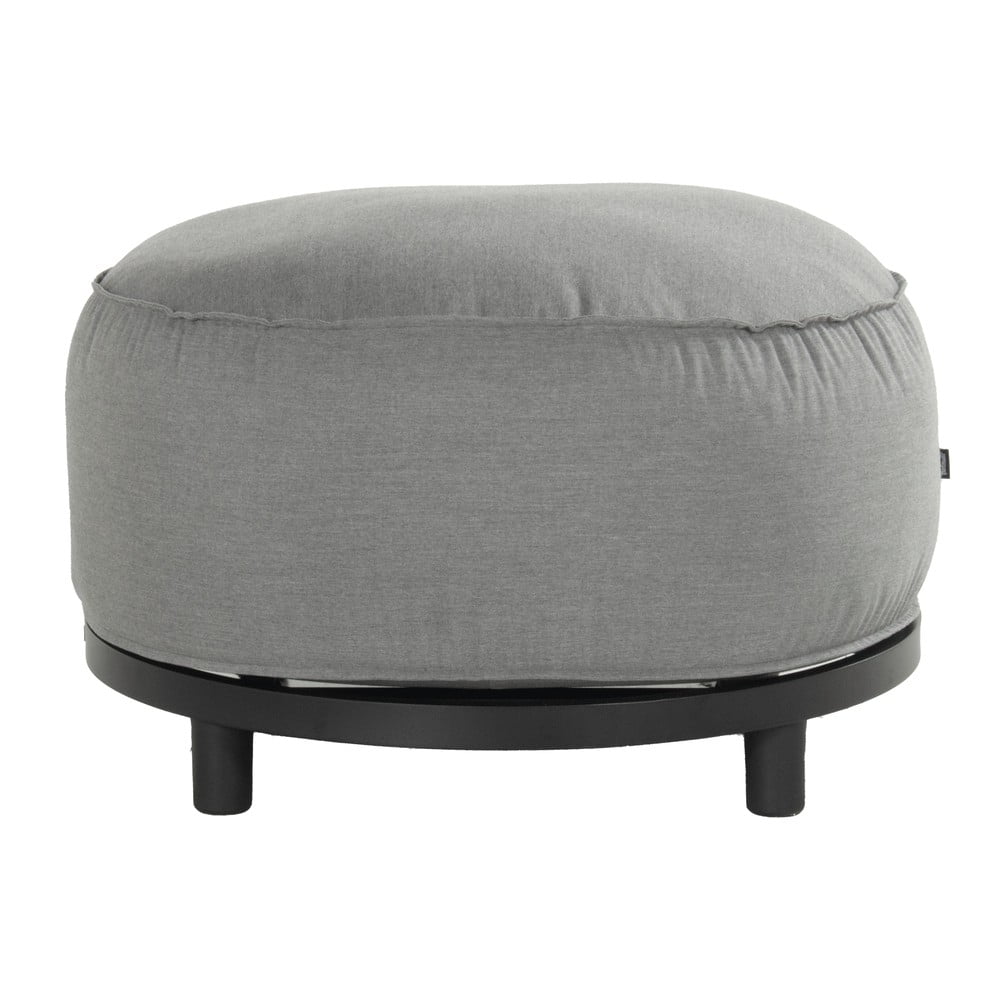 Sgabello da giardino grigio chiaro in tessuto sunbrella Emma - Hartman | Pouf e sacchi per il giardino