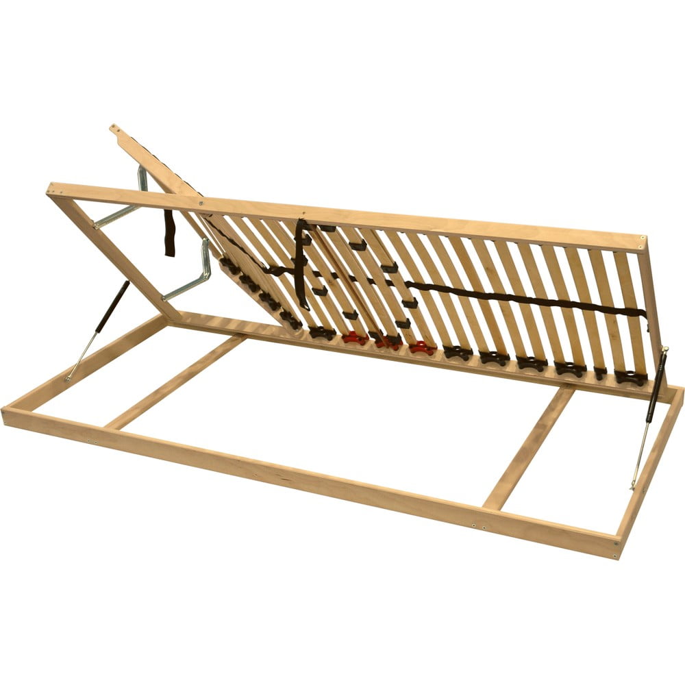 Rete a doghe inclinabile e regolabile 90x200 cm DOUBLE BVH - Materasso | Reti a doghe per letti