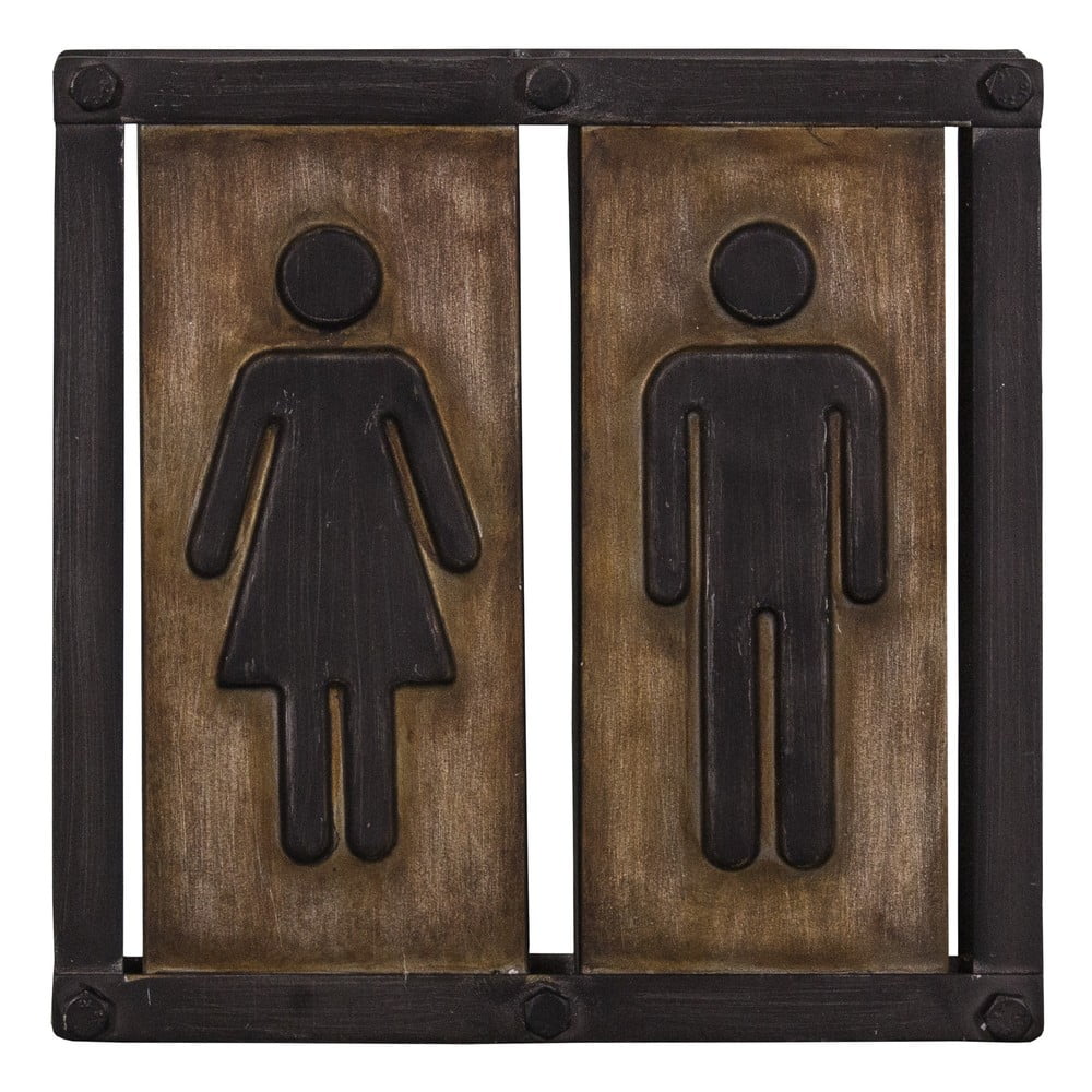 Insegna in metallo 21,5x21,5 cm Toilette - Antic Line | Insegne