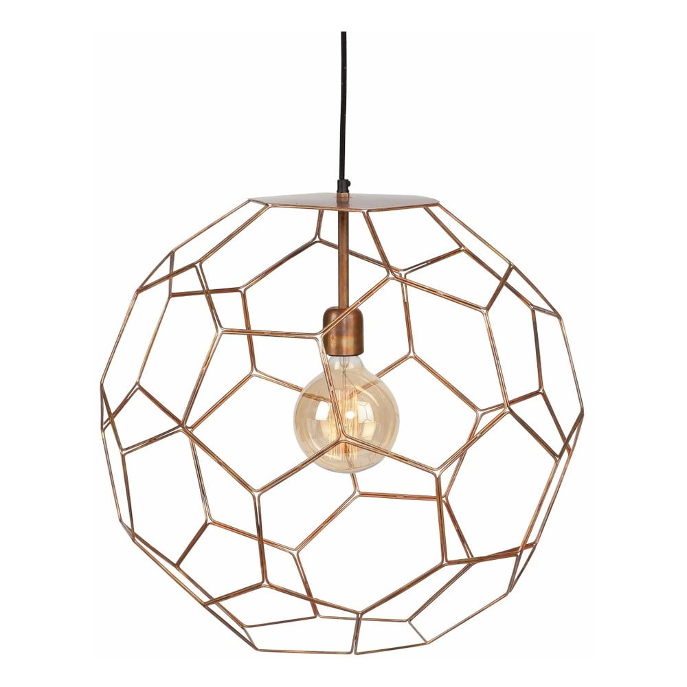 Lampada a sospensione marrone con paralume in metallo ø 55 cm Marrakesh - it's about RoMi | Lampadari