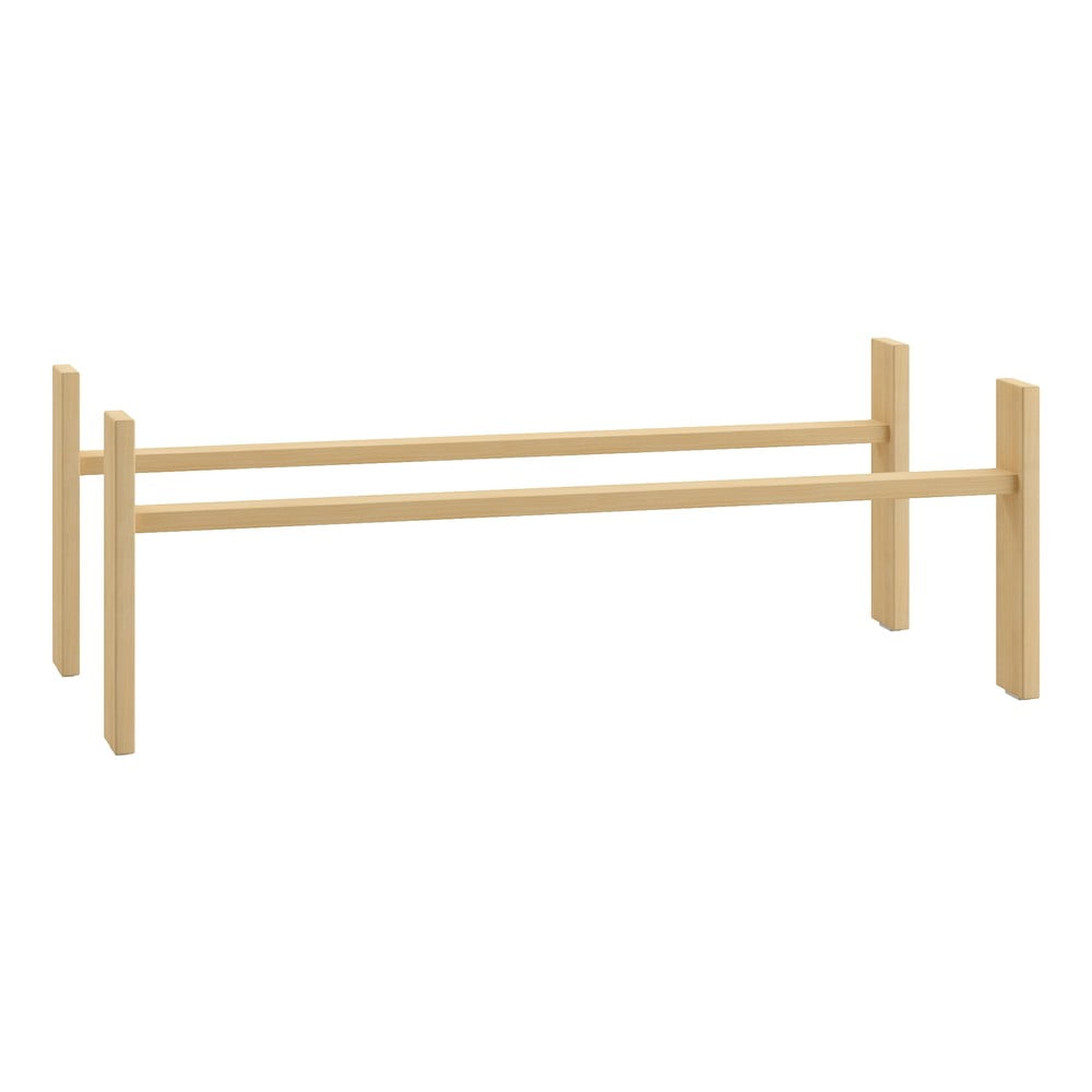 Gamba in legno di faggio in colore naturale Cube - Pinio | Gambe per mobili