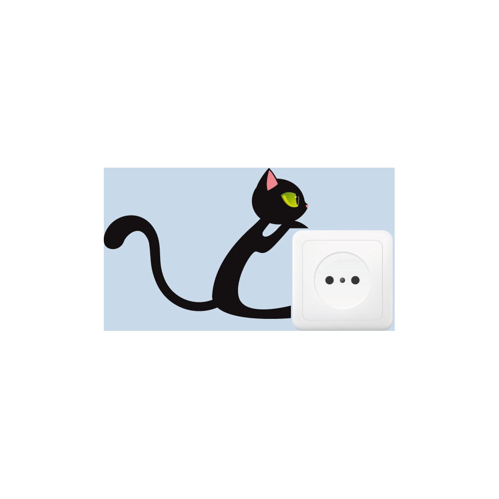 Adesivo Fanastick Black Cat - Ambiance | Adesivi per bambini