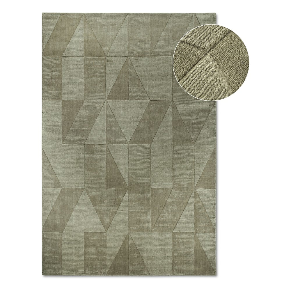 Tappeto verde in lana tessuto a mano 190x280 cm Ursule - Villeroy&Boch | Tappeti