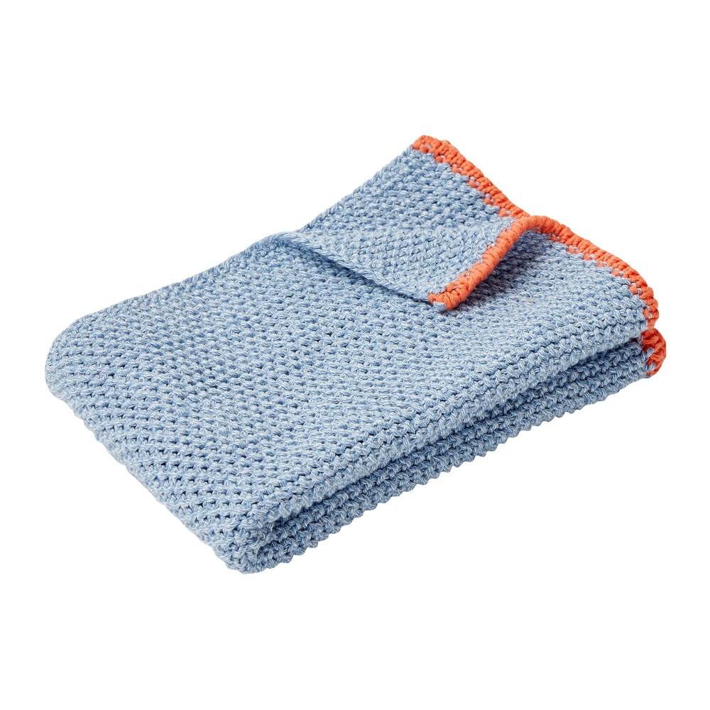 Strofinaccio in cotone blu Thea, 40 x 60 cm - Hübsch | Asciugamani da cucina