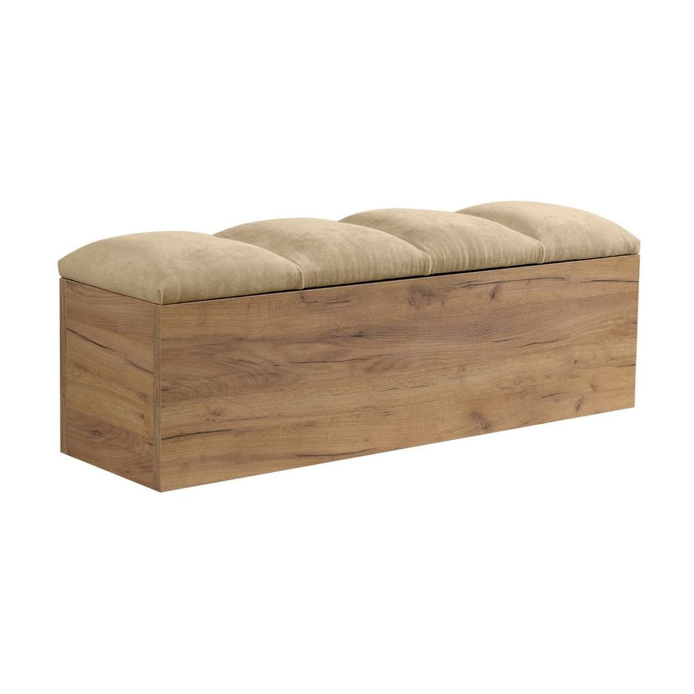 Panca in colore beige e naturale Kumo - Bobochic Paris | Panche