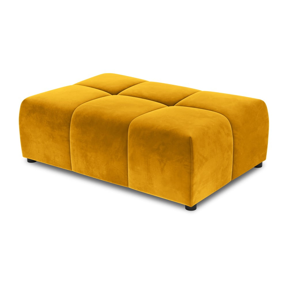 Modulo divano in velluto giallo Rome Velvet - Cosmopolitan Design | Tutte le parti dei divani componibili