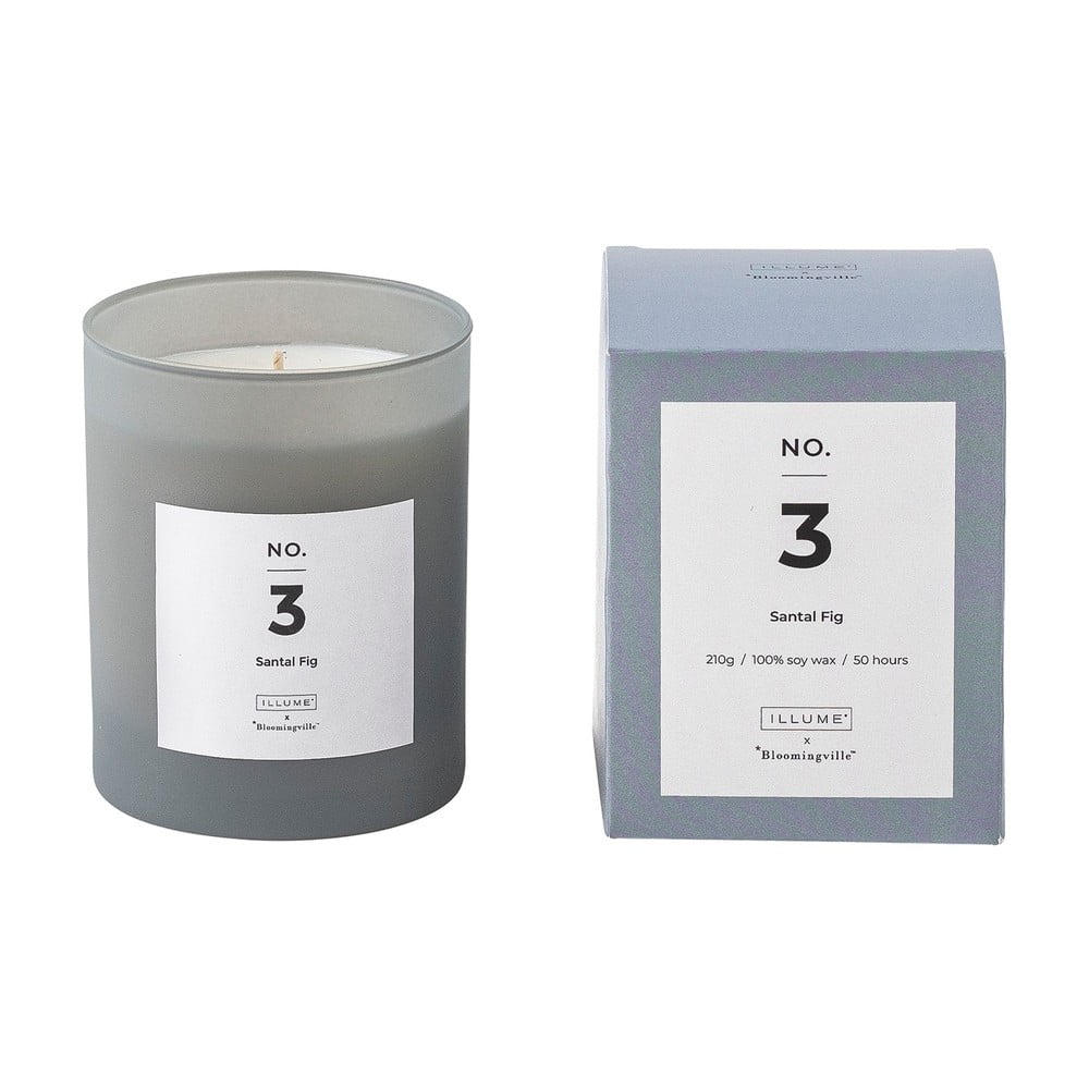 Candela profumata tempo di combustione 50 h No. 3 Santal Fig - ILLUME x Bloomingville | Candele