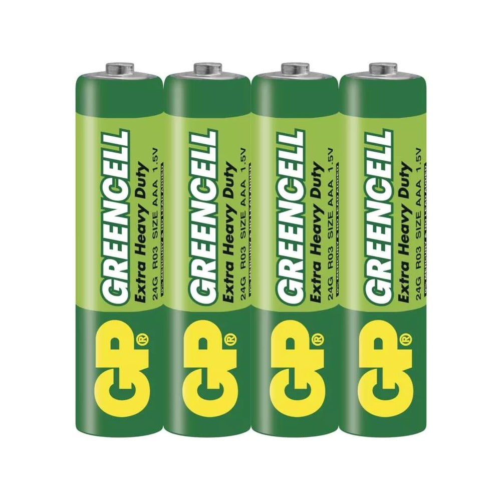 Batterie allo zinco AAA 4 pezzi GREENCELL - EMOS | Batterie