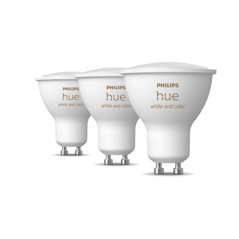 Lampadine smart a LED in set da 3 GU10, 6 W White and color ambiance - Philips Hue | Lampadine Smart