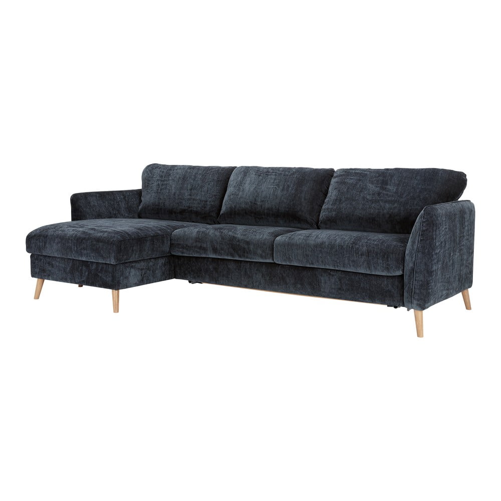 Divano letto angolare blu Lucy - Sits | Divani ad angolo
