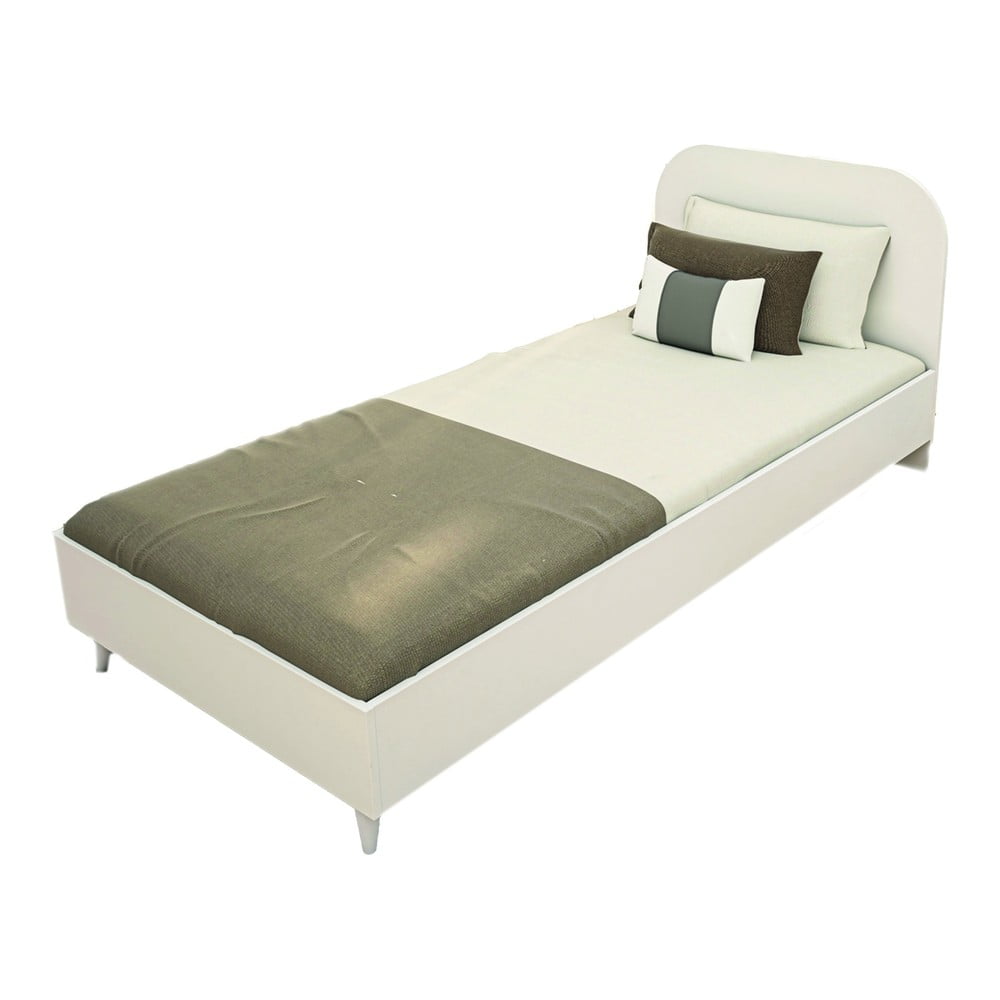 Letto singolo bianco 90x190 cm Lavinia - Kalune Design | Letti singoli