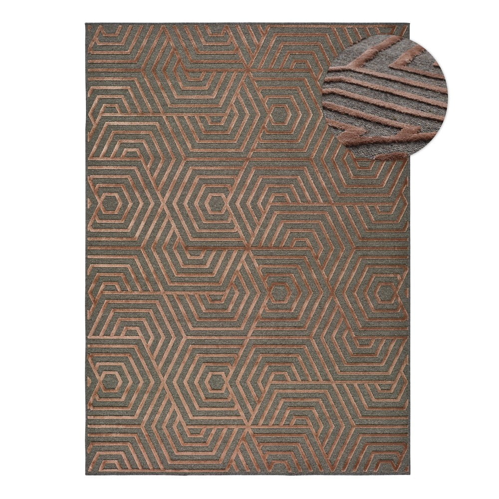 Tappeto rosso , 67 x 105 cm Lana - Universal | Tappeti