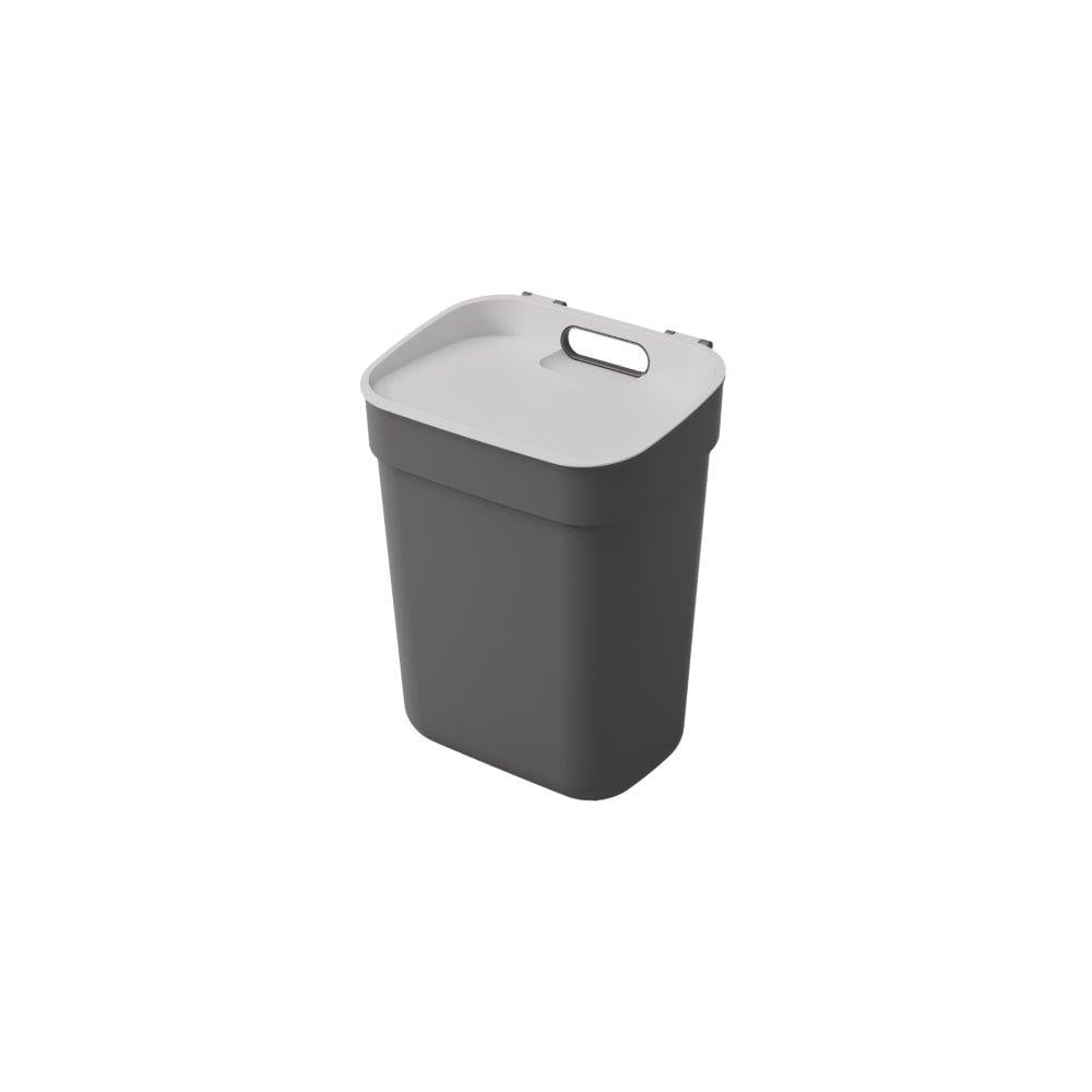 Cestino in plastica riciclata grigio scuro 10 l Ready To Collect - Curver | Cestini per la spazzatura
