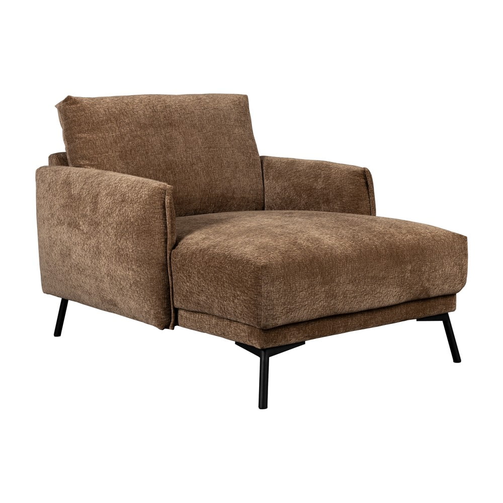 Bradipo marrone Harper - Dutchbone | Chaise-longue e pouf