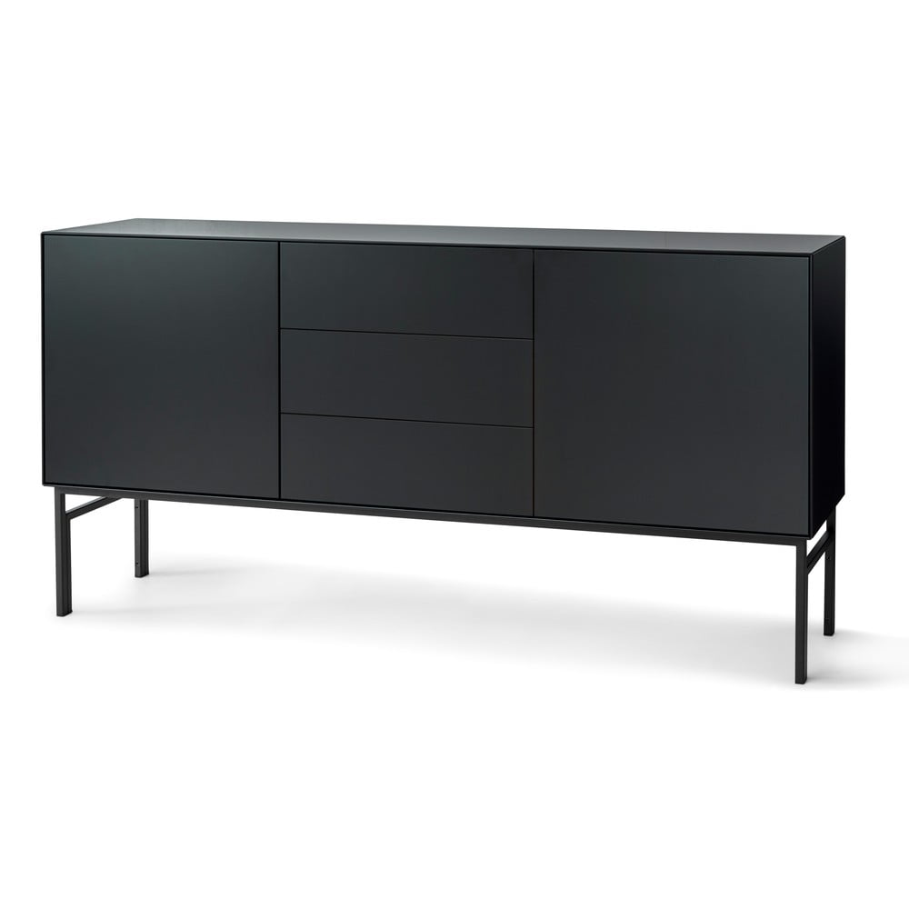 Cassettiera bassa nera 180x89 cm Edge by Hammel - Hammel Furniture | Cassettiere
