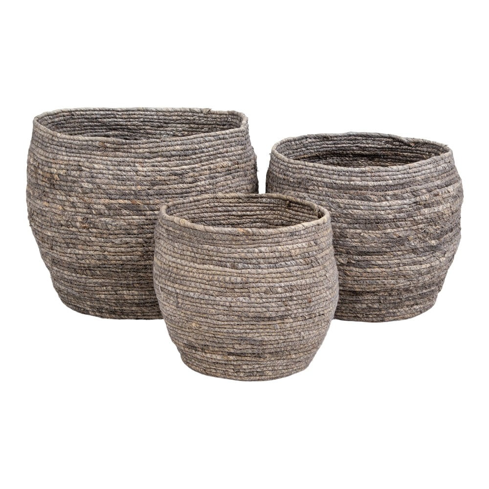 Set di 3 cesti di foglie di mais Tivoli - House Nordic | Ceste