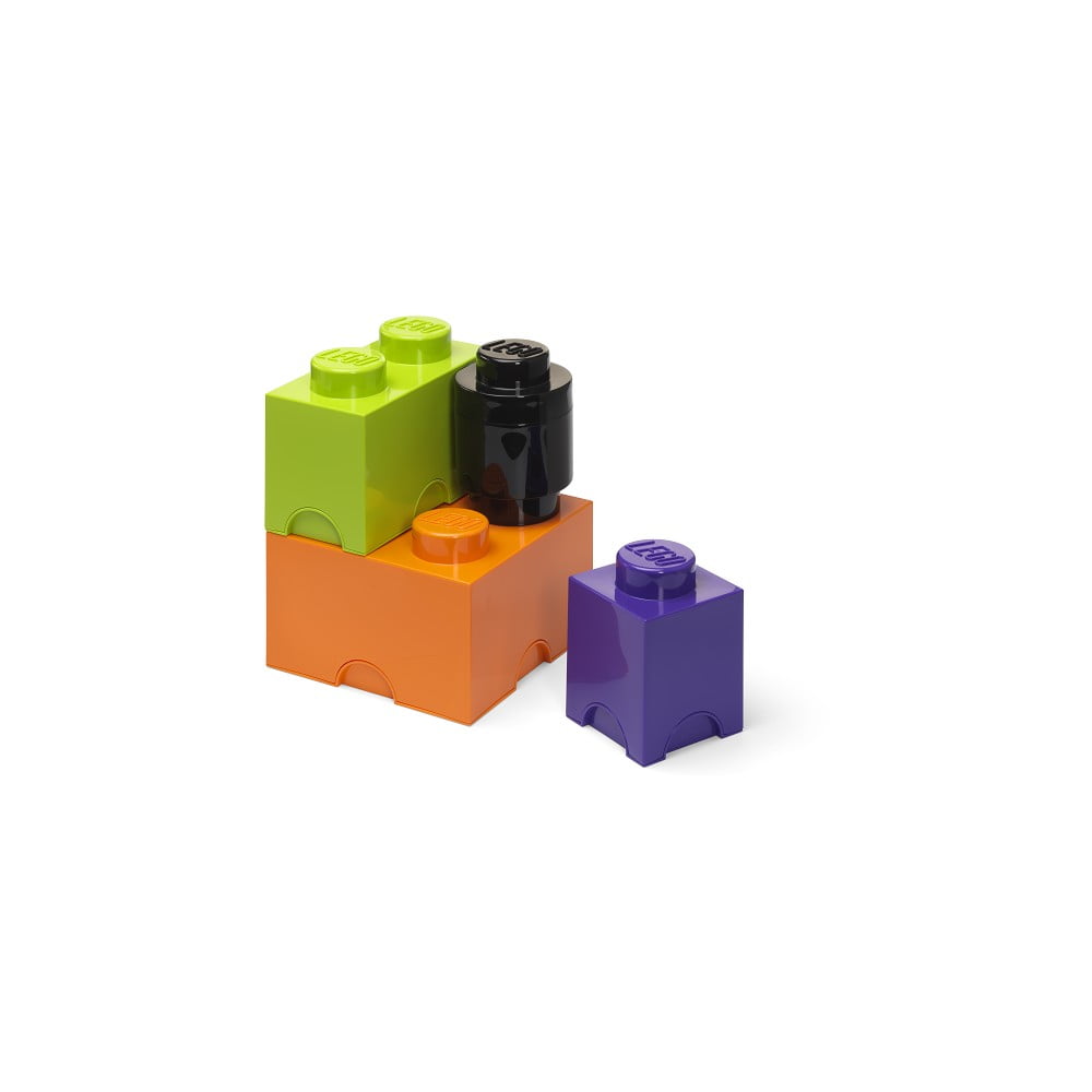 Scatole di plastica per bambini in set da 4 pezzi Box - LEGO® | Contenitori per bambini