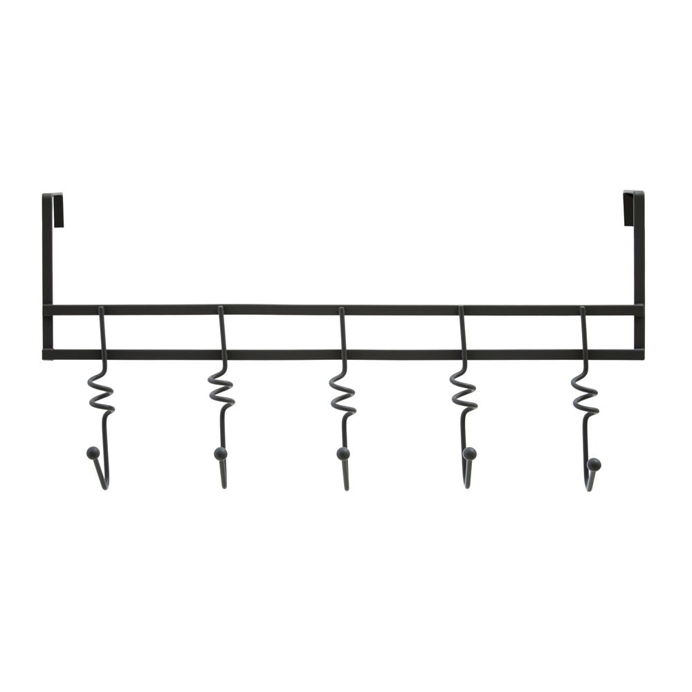 Appendiabiti in metallo nero da 46 cm Jaxen - Premier Housewares | Attaccapanni per porta