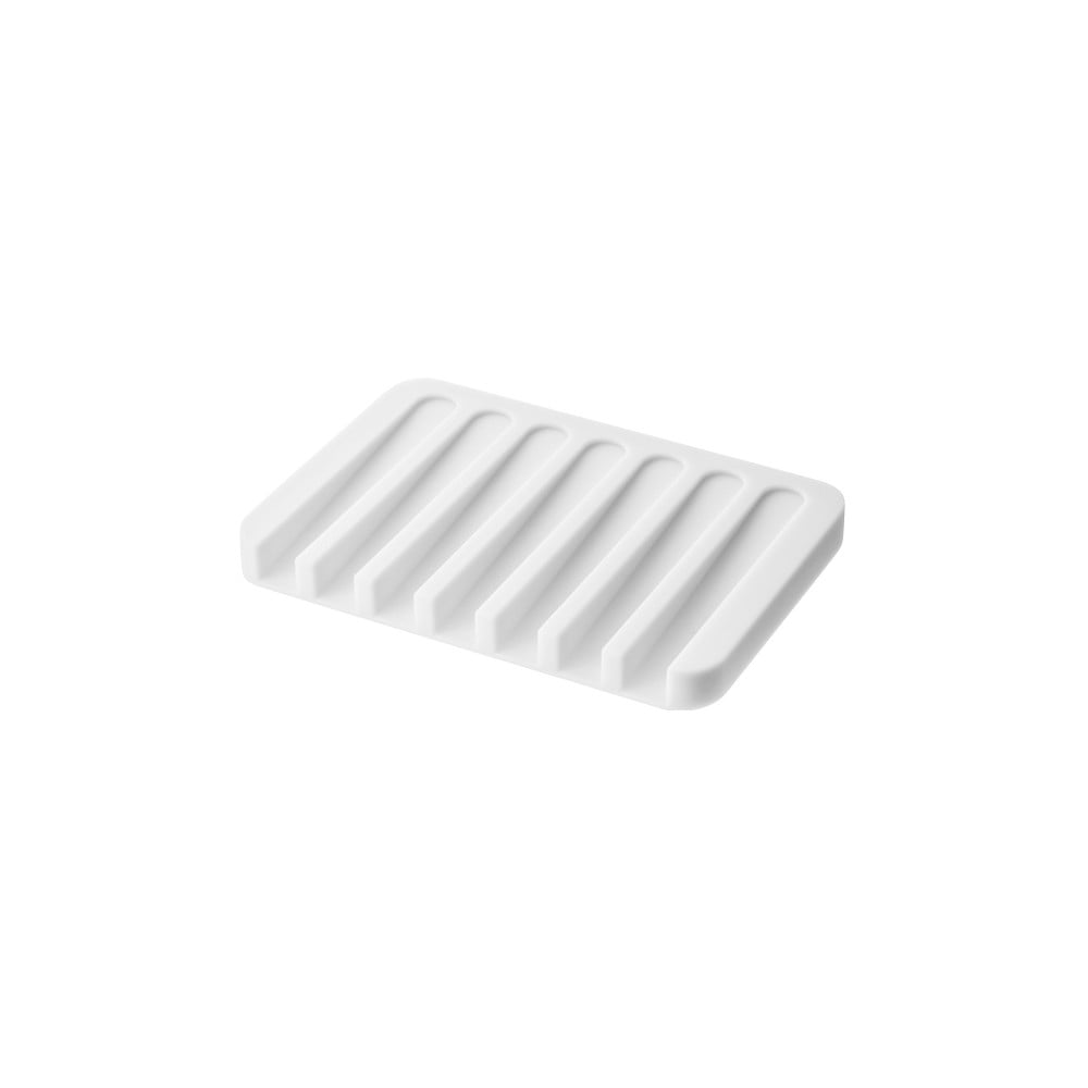 Tappeto di sapone bianco Flow - YAMAZAKI | Portasapone
