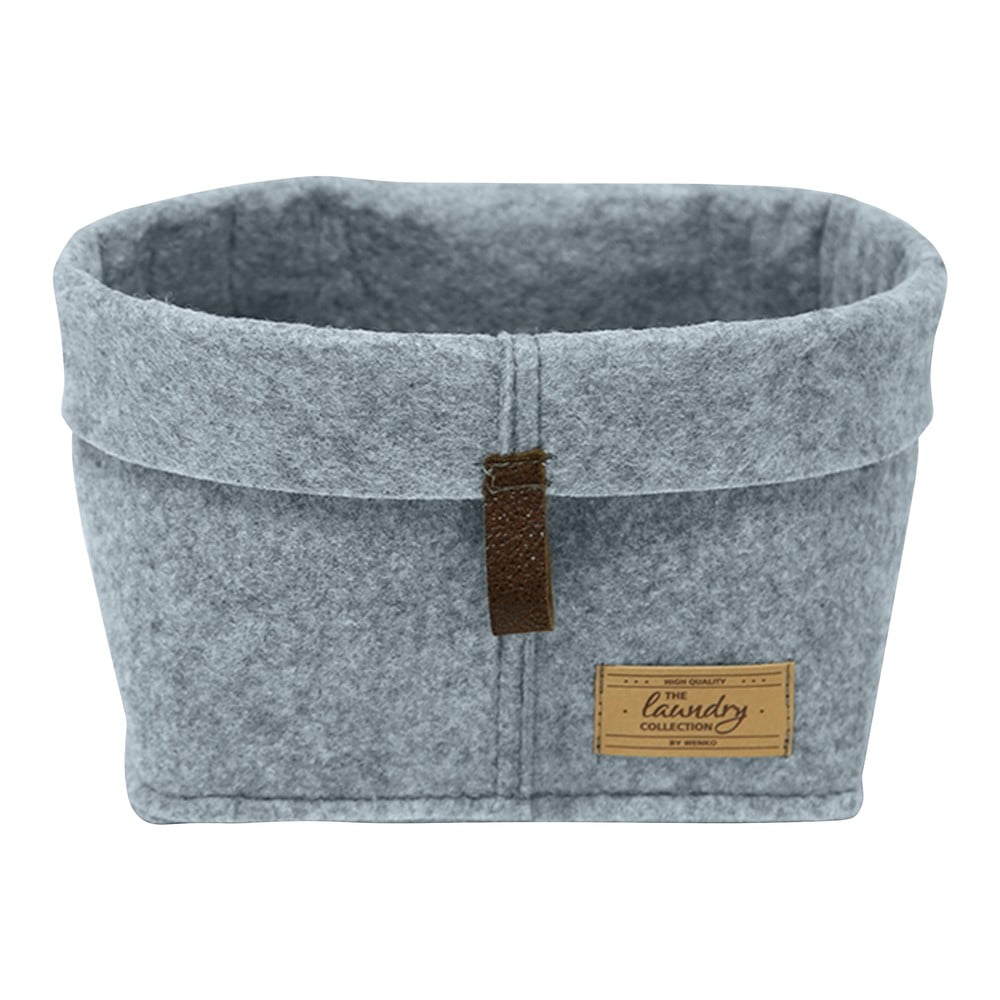 Organizer in feltro grigio, 24 x 16 cm Feli - Wenko | Ceste
