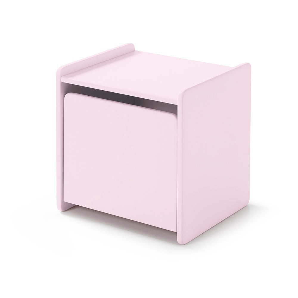 Comodino rosa Kiddy - Vipack | Comodini per bambini