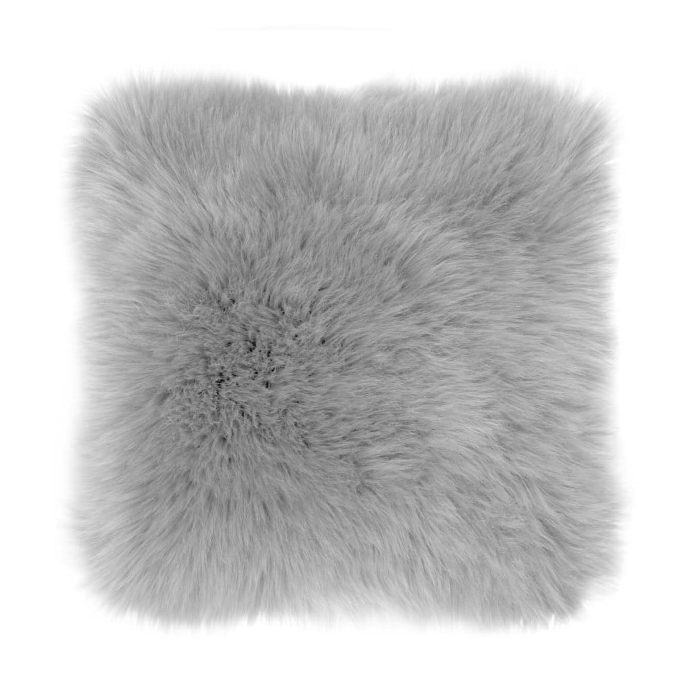 Cuscino in montone grigio, 45 x 45 cm - Tiseco Home Studio | Cuscini decorativi