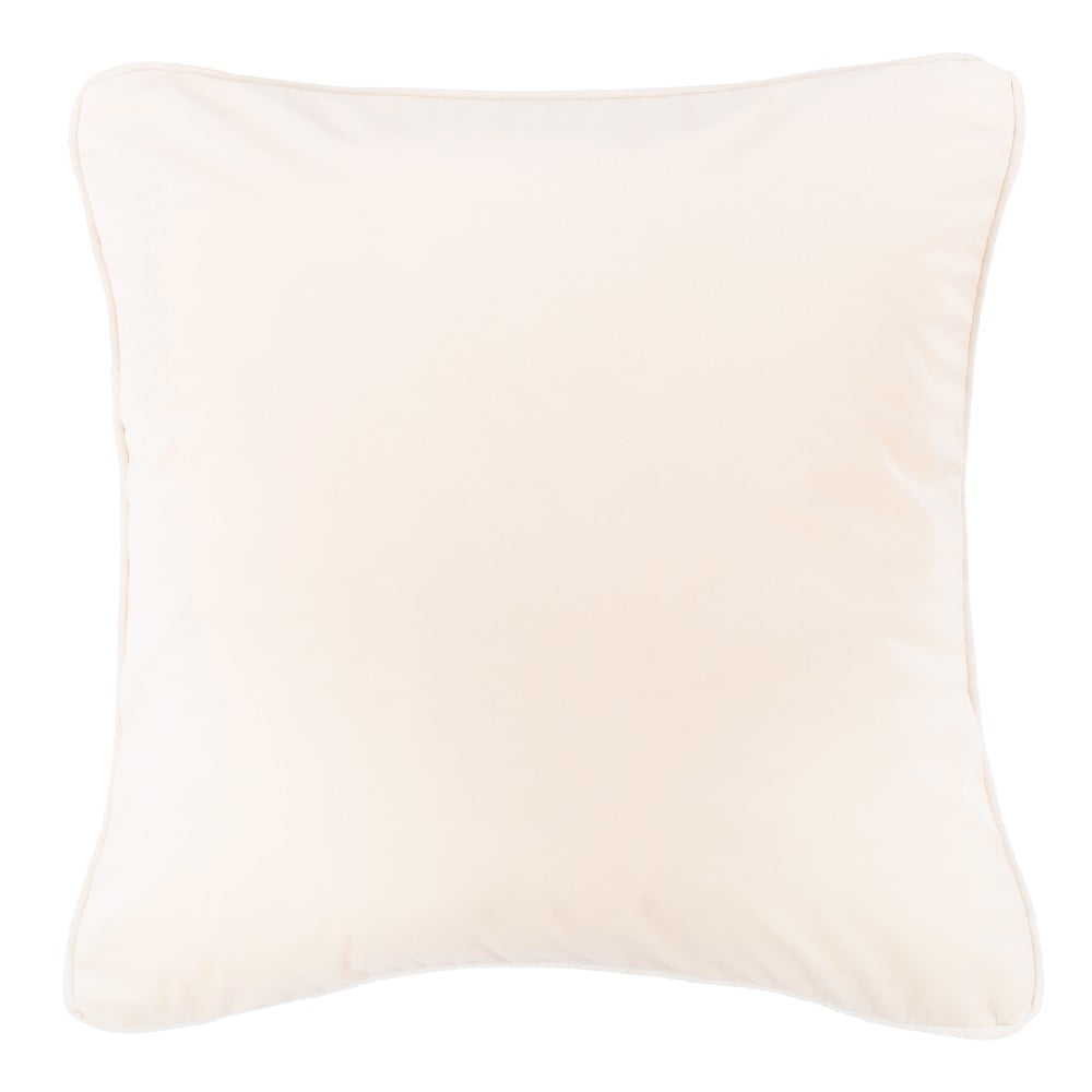 Cuscino vellutato bianco e crema, 45 x 45 cm - Tiseco Home Studio | Cuscini decorativi