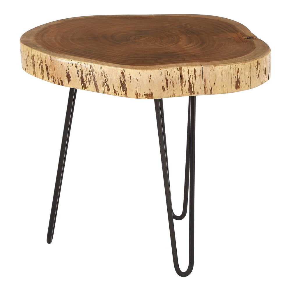 Tavolo pieghevole con piano in acacia 46x48 cm Nandri - Premier Housewares | Tavolini